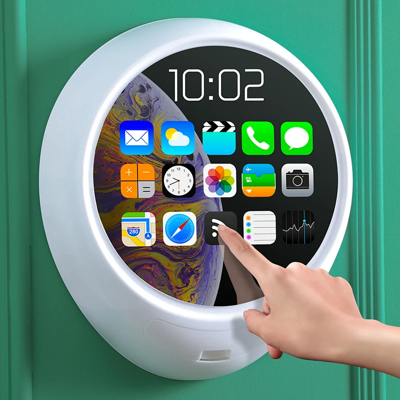 대용량 보석 화장품 보관 상자를 펀치하지 않고 새로운 욕실 벽 마운트 메이크업 스토리지 박스