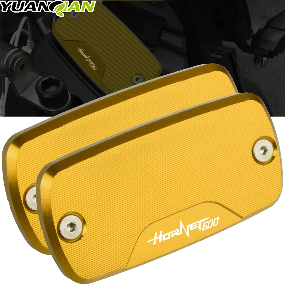 Motorcycle accessories Aluminum Front Brake Reservoir Fluid Tank Cover Oil Cap for Honda Hornet600 Hornet 600 CB600F CB 600F | Автомобили