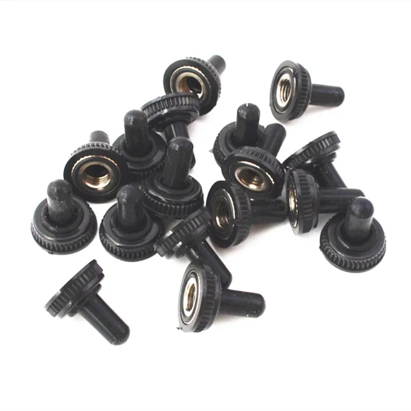 10Pcs 6Mm Interruttore A Levetta Tappo Antipolvere Impermeabile Mts Mini Attiva/Disattiva Tappo Wpc-05 Tappo Colla Impermeabile