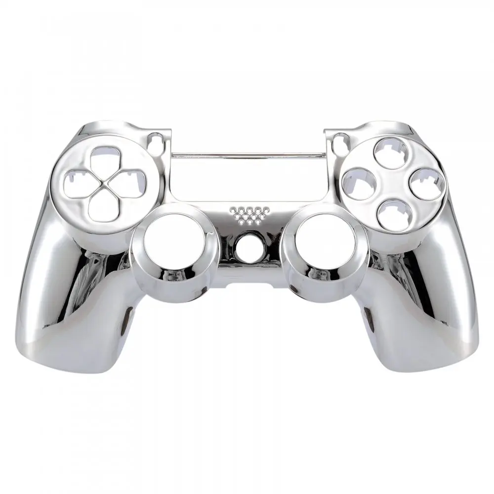 Хром Edition спереди Корпус Оболочка Чехол, запасных частей для Playstation 4 PS4 тонкий PS4 Pro JDM-040 JDM-030 JDS-030 контроллер