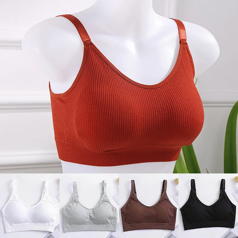 Seamless Sports Bra Women Push Up Sport Bra Top Shockproof Running Bra