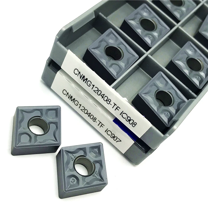 CNMG120408 TF IC907 IC908 поворотные твердосплавные вставки инструменты CNC вставка для