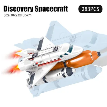 

283PCS City Space Station discovery Space ship Rocket Building Block Shuttle Spacecraft Brick Kid Toys For Children Technic Gift