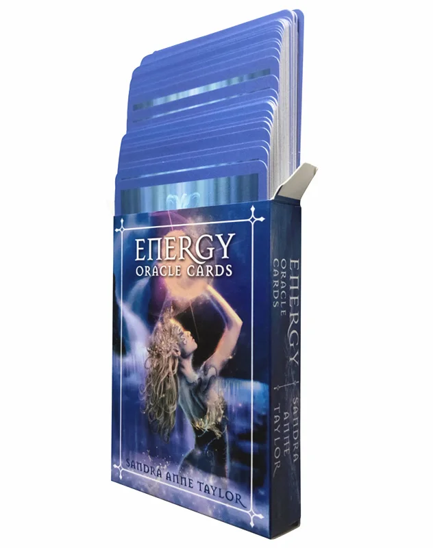 

English energy oracle cards deck 53cards, divination fortune English board game