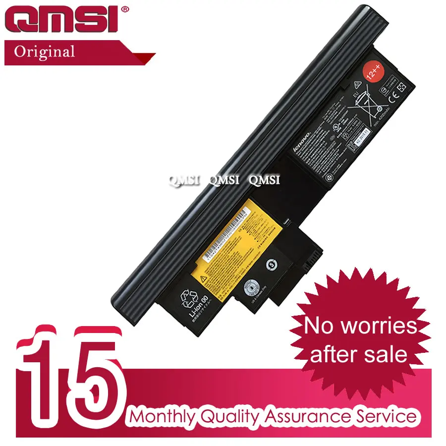 Аккумулятор для ноутбука QMSI 14,4 V 67wh 42T4565 подходит для планшета lenovo ThinkPad X201T X200T 42T4657 42T4563 42T4658