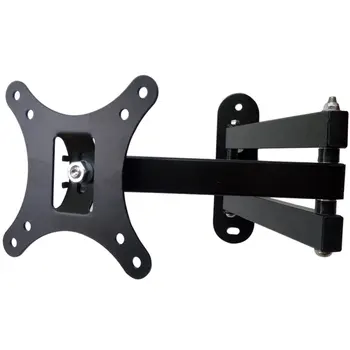 

Universal 14-27 Inch Lcd Computer Monitor Rack TV Rack Telescopic Rotating Display Bracket Swing Rack Wall Mount