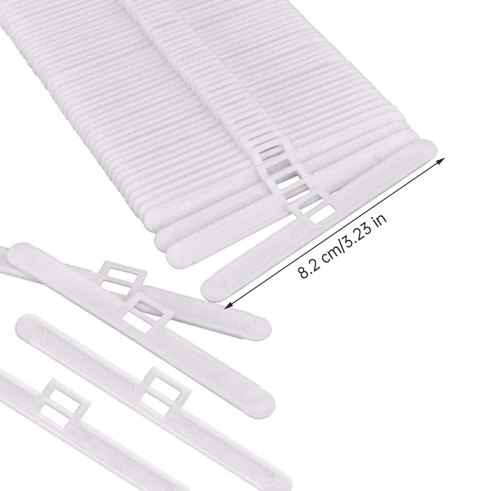 20 Vertical Blind Top Hangers/ Clips To Fit 89mm/3.5in Slats  UV Stabilised New 