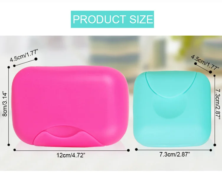 Travel Hiking Holder Container Soap Box for Bathroom Dish Home Shower Plate Case Multicolor Plastic Soap Box Dispenser Soap Rack