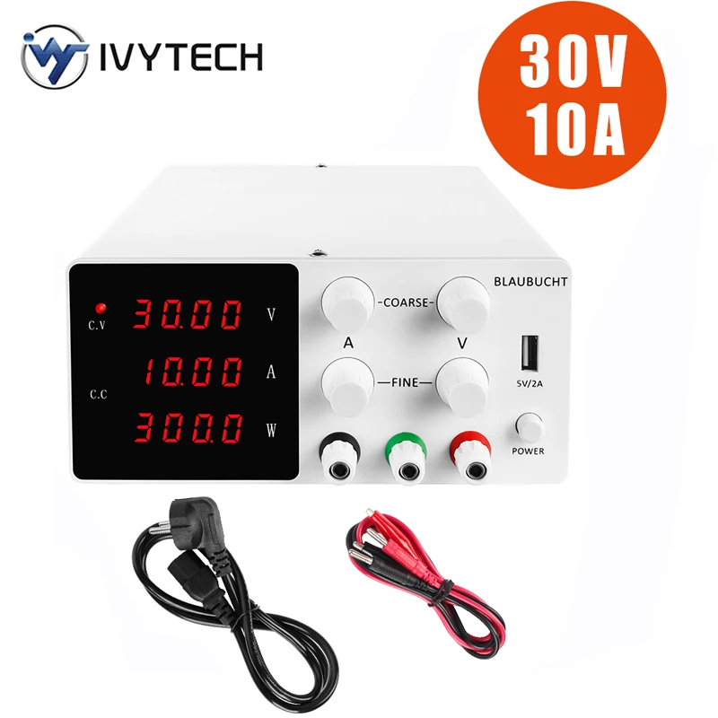 

120V 3A 30V 10A 60V 5A DC Switching Lab Power Supply Adjustable LCD 4 Digits Laboratory Source For Phone USB interface 5V 2A