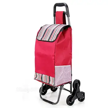 

Stair shopping cart small cart luggage trolley folding cart trailer lever