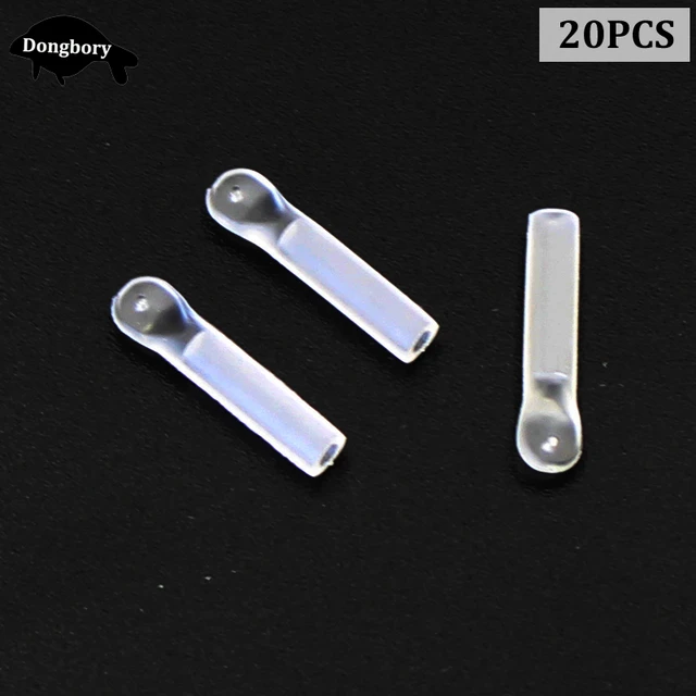 20Pcs Carp Fishing Accessories Silicone Float Adapters Transparent