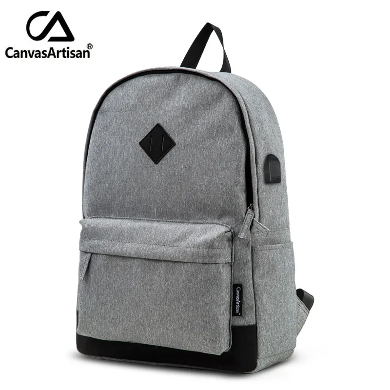 

Backpack Women's Japanese And Korean Style College Style School Bag Simple Oxford Cloth Students New Style 15-inch Laptop Bag Ca