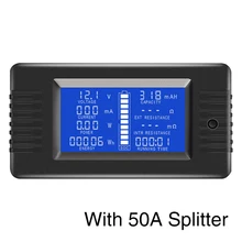 0-200 в английское электрическое напряжение автомобиля тестер батареи Вольтметр Солнечный монитор легко установить ЖК-дисплей портативный с подсветкой