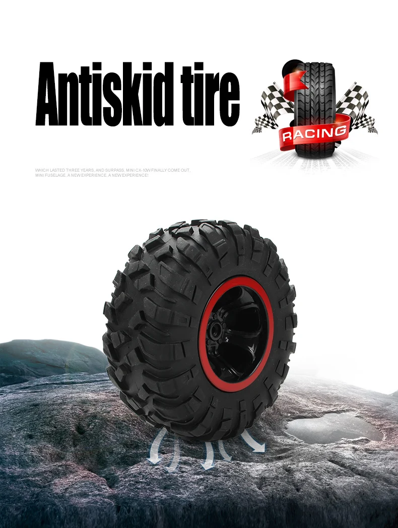 1/12 RC автомобиль 4WD альпинистский автомобиль 4x4 двойной привод двигателей Bigfoot автомобиль дистанционное управление Модель внедорожный автомобиль игрушки для мальчиков Детский подарок