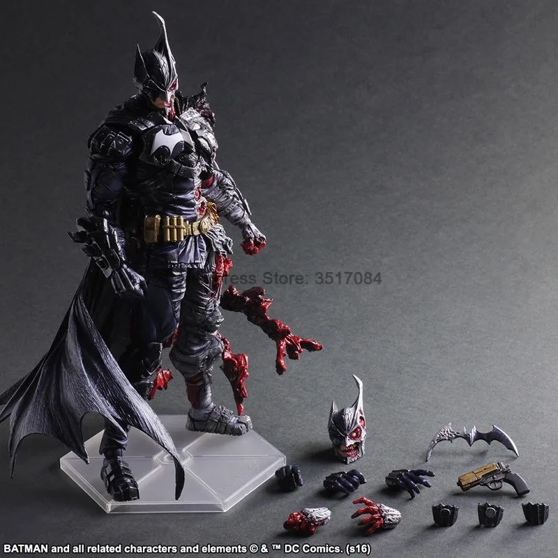 

Play Arts PA Harvey Apollo Dent Batman PVC Action Figures Model Toys Doll Girs Cartoon Figure Face-changable