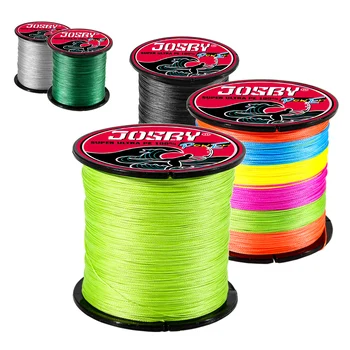 

JOSBY Braided Fishing Line Multifilamen Multicolor 8 Strands 500M 300M 200M 150M 100M 18LB to 85LB Carp PE 100%