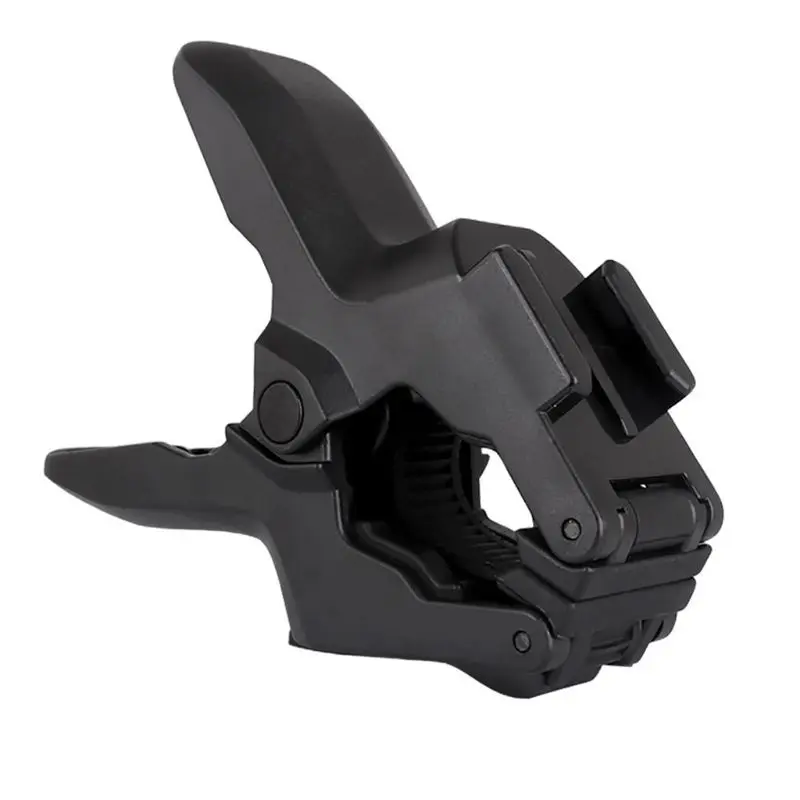 Портативный челюстей Flex Clamp Mount для экшн-камеры GoPro Hero 7/6/5/4/5/3/2/1 спортивной экшн-камеры Xiaomi Yi 4k SJCAM SJ4000 M10 C30 H9 H9r экшн Камера аксессуары - Цвет: Черный