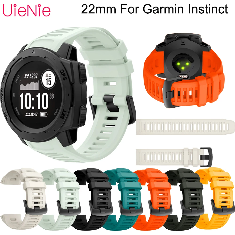 22 мм силиконовый ремешок для Garmin Instinct Смарт часы frontier/классический ремешок для Garmin Instinct часы браслет аксессуары