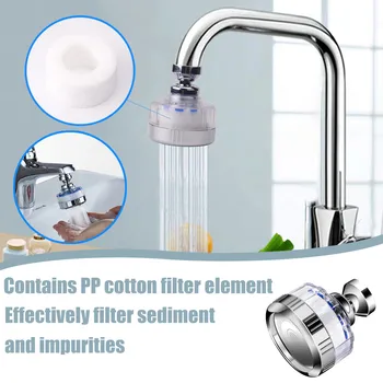 

Moveable Kitchen Tap Head Bathroom Accessories Filterable Faucet Water Saving Filter Sprayer Tool Prevent Water Splashing Grifo