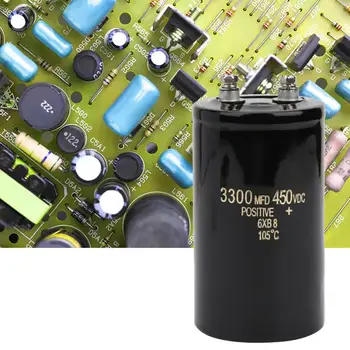 

Bolt Pin Electrolytic Capacitor 450V 3300uf Aluminium Electrolysis Dielectric Capacitor for Filtration Electrolytic Capacitor