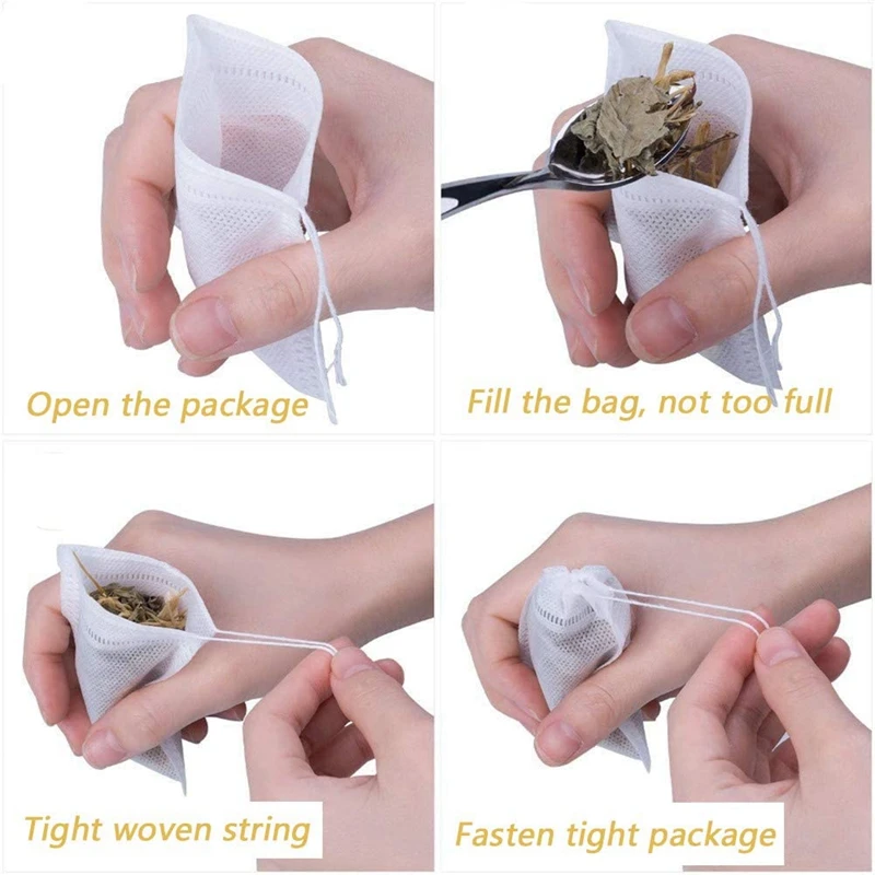 Disposable Multi-size For Loose Leaf Tea Empty Large Scented Drawstring Pouch Bag Iced Coffee Filter Bags_voghion.com