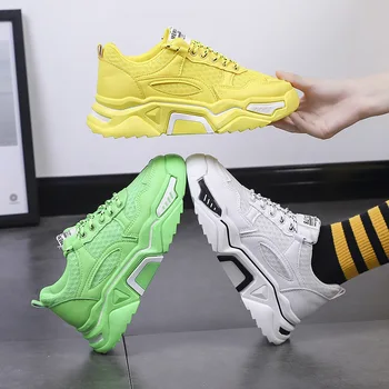 

2019 autumn new flat shoes women fashion simple solid color mesh breathable comfortable casual shoes