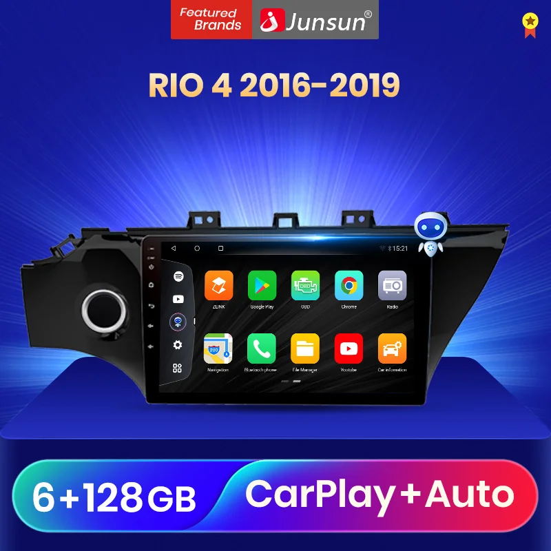 Автомобильная Мультимедийная система Junsun V3Pro мультимедийный проигрыватель на