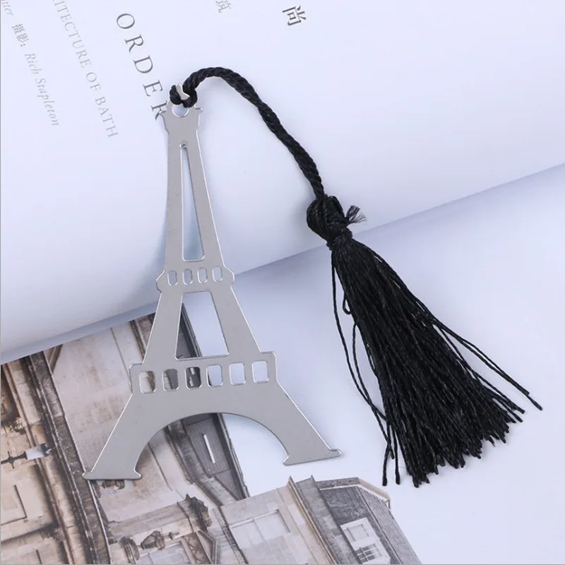 10 шт./партия)+ кисточка "La Tour Eiffel", закладка в стиле Парижа, свадебные сувениры для девичника