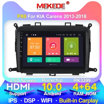 

MEKEDE px6 HD 1024X600 dsp screen Car Radio Multimedia Video Player Navigation GPS for KIA Carens 2013-2018 audio 4G LTE