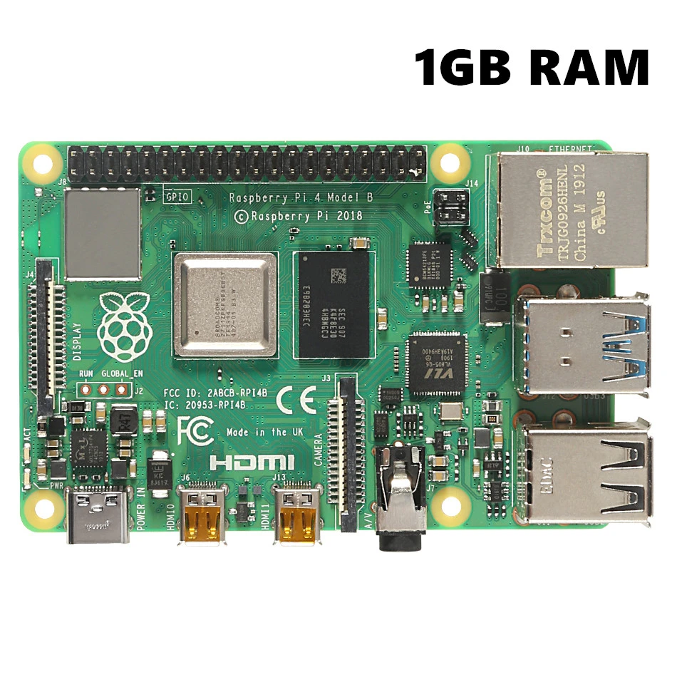 Latest Raspberry Pi 4 Model B With 1/2/4gb Ram Bcm2711 Quad Core Cortex-a72 Arm V8 1.5ghz Support 2