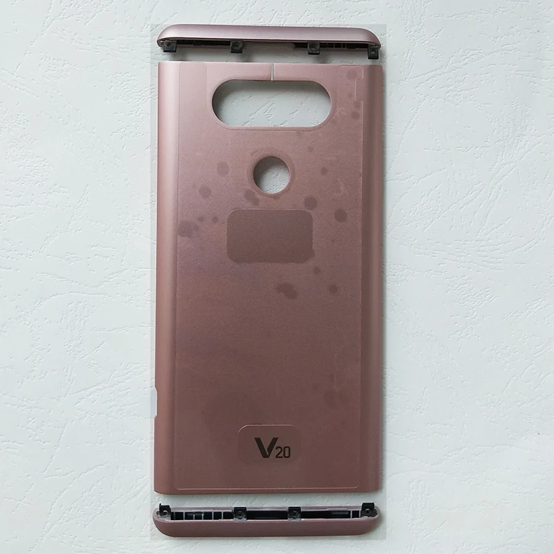 Для LG V20 оригинальная металлическая задняя батарея чехол Задняя пластиковая верхняя Нижняя крышка задний корпус