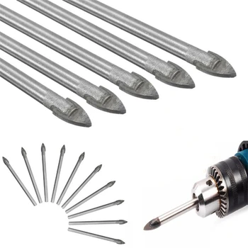

Triangle Spear Point Head Mirror Ceramic Marble Tile Glass Drill Bit Drill Bit For Glass Plastic Tile Ceramic Pipe Fittings