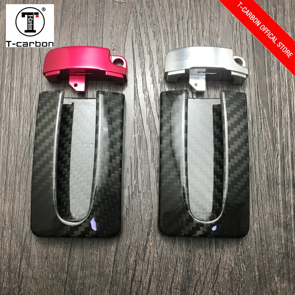 Genuine Carbon Fiber Car Auto Remote Key Case Cover Fob Holder Skin Shell For NISSAN R35 GTR 370Z 350Z INFINITI