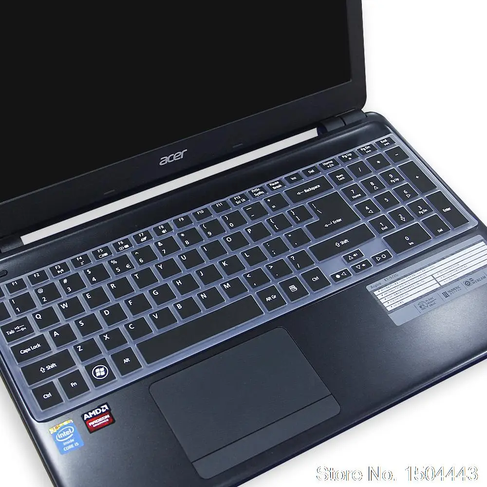 black 15 дюймовый ультра-тонкая клавиатура крышка Защитная крышка для acer Aspire E5-521 E5-521G E5-551 E5-551G E5-571 E5-571G V5-561 V5-561PG - Цвет: black