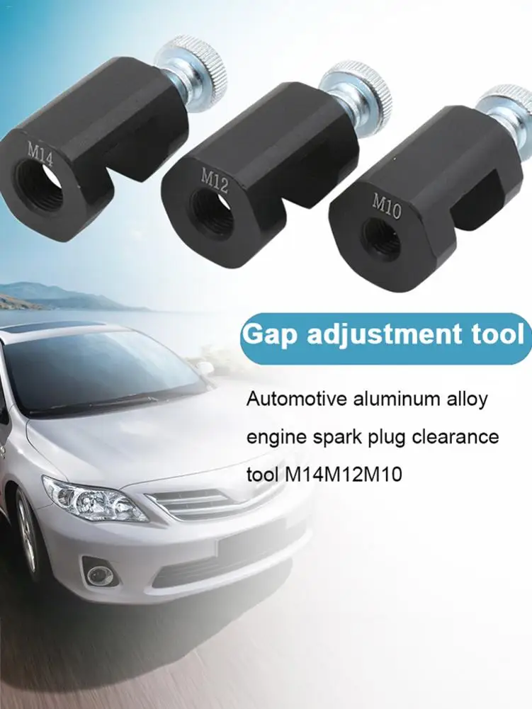 Spark Plug Gap Gapping Gapper Feeler Tool Sparkplug Gauge Caliper Engine 10mm 12mm 14mm US
