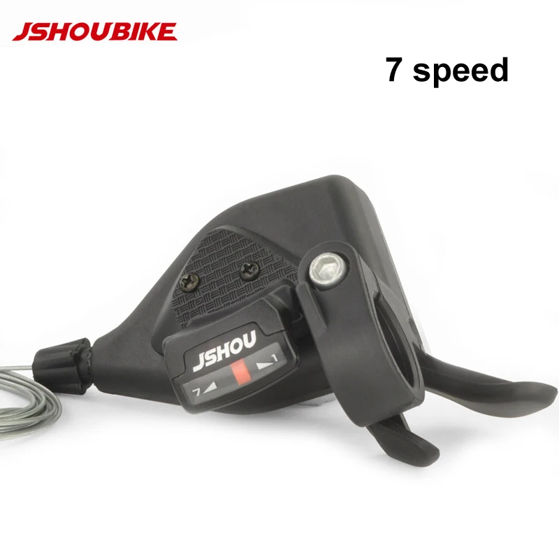 Right 7 Speed Горный велосипед MTB Горный переключатели передач велосипеда 3s фотоаппаратов моментальной печати 7s 8s 9s 10s переключения передач набор пусковых механизмов рапидфайр велосипед 21/24/27/30 скоростные переключатели w/внутренние кабели - Цвет: Right 7 Speed
