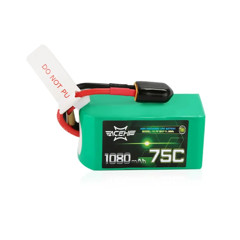 ACEHE 11,1 V 1080mAh 75C Lipo батарея 3S1P 11.99WH батарея с высоким током разрядки с TX30 вилкой для RC Raing Quacopter автомобиля лодки