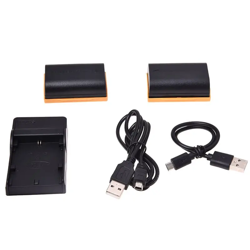 2 pcs Battery+USB Charger for Canon LP-E6 EOS 70D 5D Mark II2 III3 6D 60Da 60D 7D
