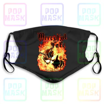 

Mercyful Fate Cd Cvr Don'T Break The Oath New King Diamond Washable Reusable Mask with 2Pcs PM2.5 Filters 5 Layers