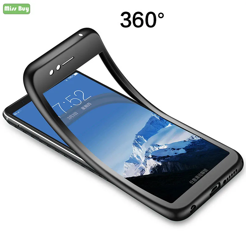 

360 Full Cover Protection Phone Cover Case For Huawei Honor 6A Case Matte Soft Silicone For Huawei Honor 6 A Phone Shell Coque