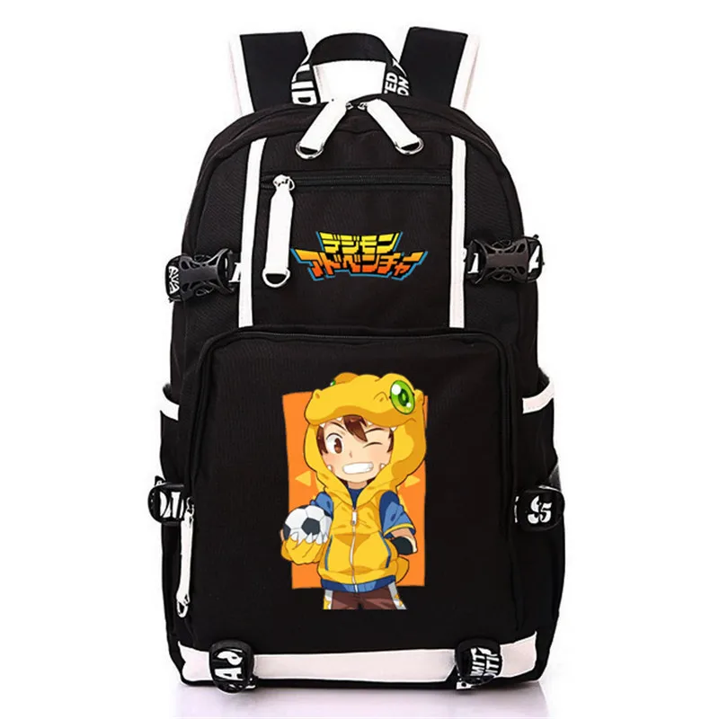 Style-9 Рюкзак для подростков с принтом Digimon Adventure mochila, школьная сумка с цифровым монстром, дорожная сумка, Холщовая Сумка для ноутбука для мужчин и женщин - Цвет: Style-9