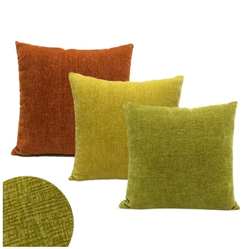 

Pillow Covers Cushion Covers Chenille Solid Color Pillowcloth Decoration for Home Car Bed Sofa Living Room