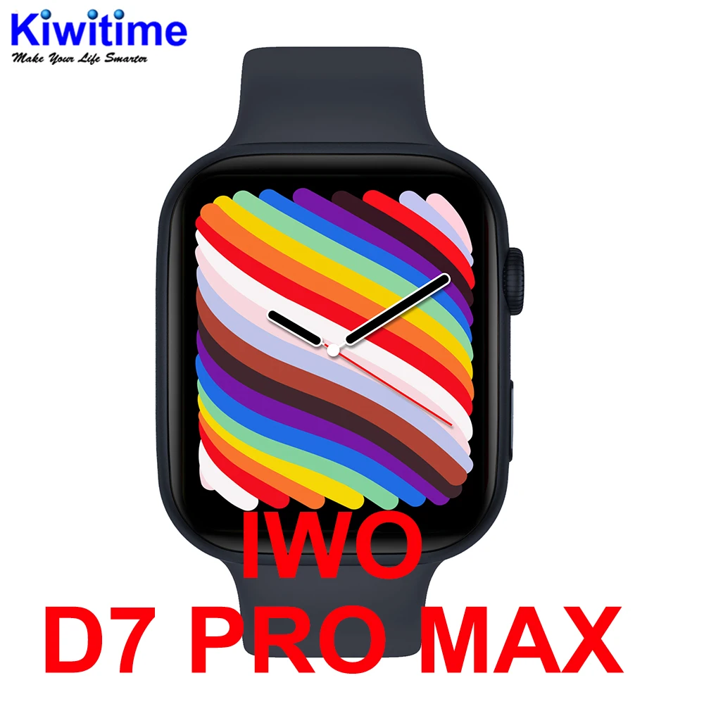 Смарт-часы KIWITIME IWO D7 PRO MAX Bluetooth экран 1 77 дюйма Oled монитор сердечного ритма |