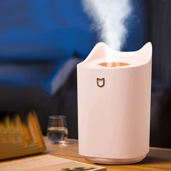 

USB Air Humidifier for Home Office 3L Double Nozzle Cool Mist Aroma Diffuser Coloful LED Light Heavy Fog UltrasonicAir Humidifie