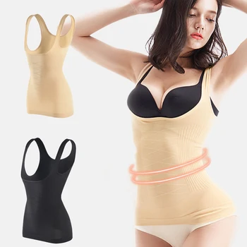 

Body Body Shapers Women Slimming Vest Shaper Tummy Control Tank Top Bodysuits Shapewear Waist Corset Girdle Shapewear