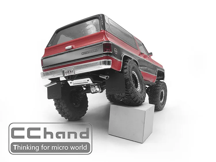 Радиоуправляемые запчасти гусеничный TRX-4 TRAXXAS Chevrolet BLAZER K5 металлический топливный бак+ выхлопная труба вариант обновления