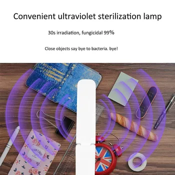

2W Portable UV Sterilizer Light Ultravioler Sterilization Lamp Ultraviolet Light For Disinfect Bacterial Kill Mites Mites Light