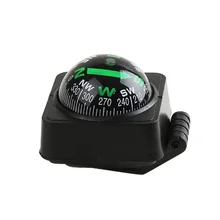 Новая Регулируемая 1 шт. навигационная приборная панель для автомобиля Компас Велоспорт Туризм руководство по применению мяч открытый автомобильный компас направляющий мяч