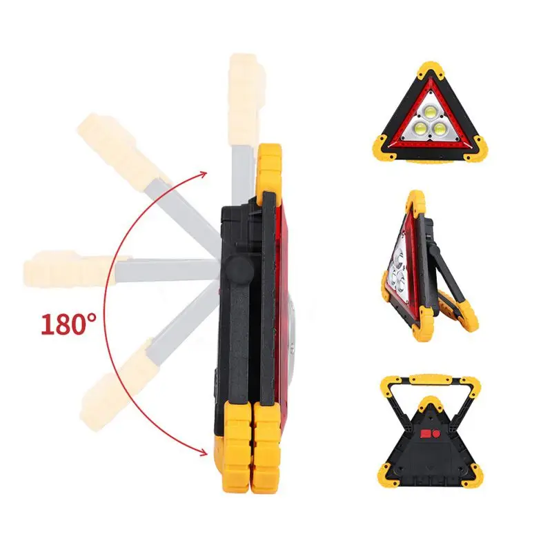  Universal Auto Car Red Breakdown Warning Triangle Reflective Led Strips reflective tape Cars reflec