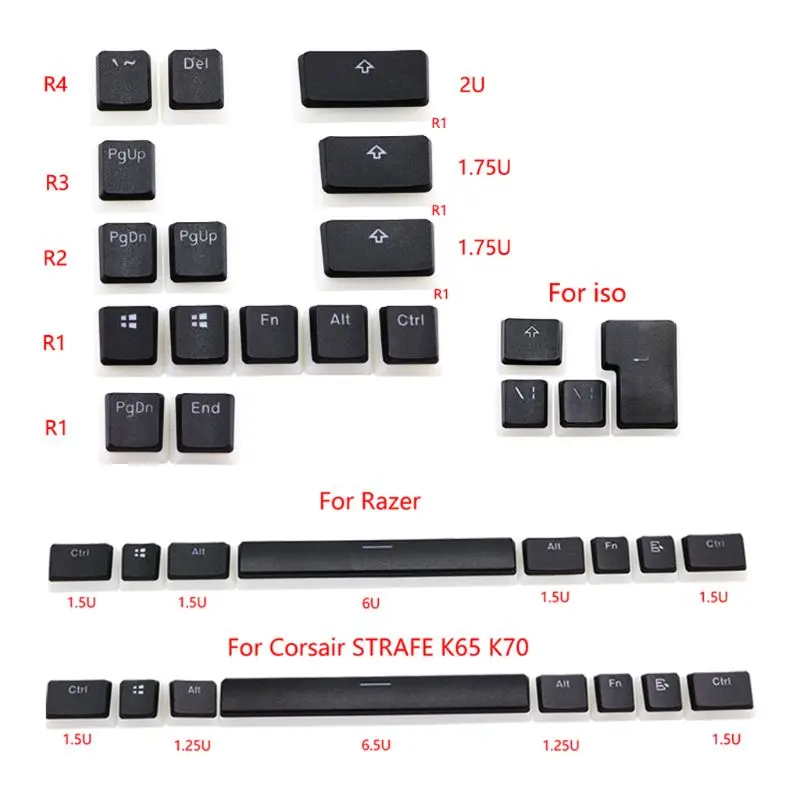 RGB 143 Keycaps ANSI Layout PBT Pudding Double Skin Milk Shot Backlit Keycap For Corsair K70 K65 Mechanical Keyboard RGB 143 Keycaps ANSI Layout PBT Pudding Double Skin Milk Shot Backlit Keycap For Corsair K70 K65 Mechanical Keyboard